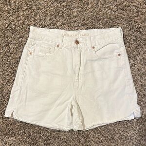 American Eagle Outfitters Cream Jean Shorts